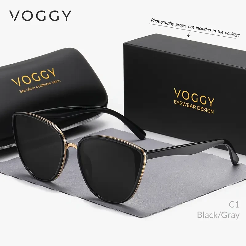 sunglasses]VOGGY fashionable and simple lightweight butterfly protection Fashion Glasses, suitable for men and women driving