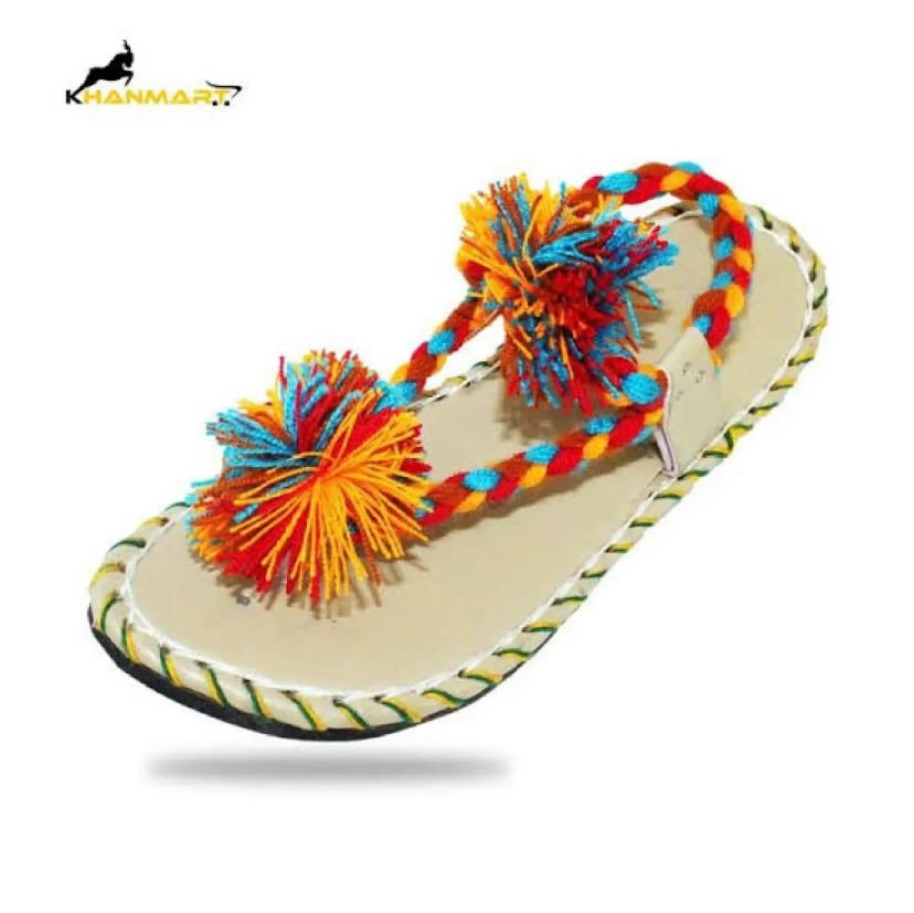 female handmade Balochi sandals