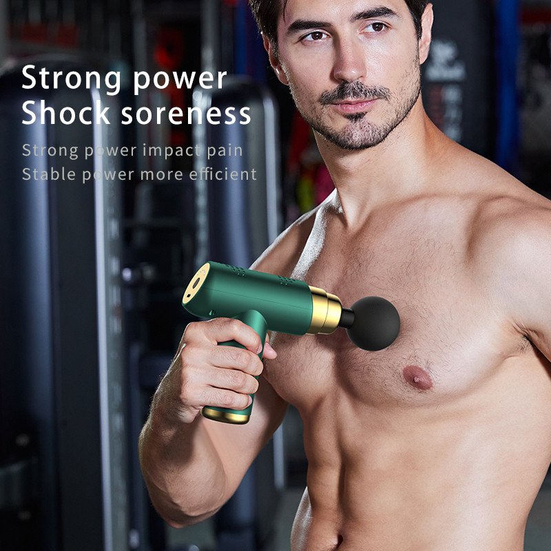 High Quality Hot selling Message gun Comfortable Lcd Display Electric Shock Gun Mini Fascia gun