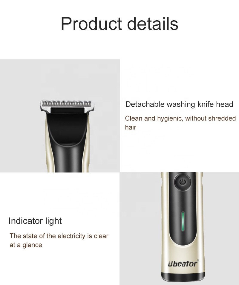 Factory Hot Sale High Quality LED Display Hair Clipper Ceramic Blade Electric Hair Trimmers & Clippers Mini Replaceable Blade