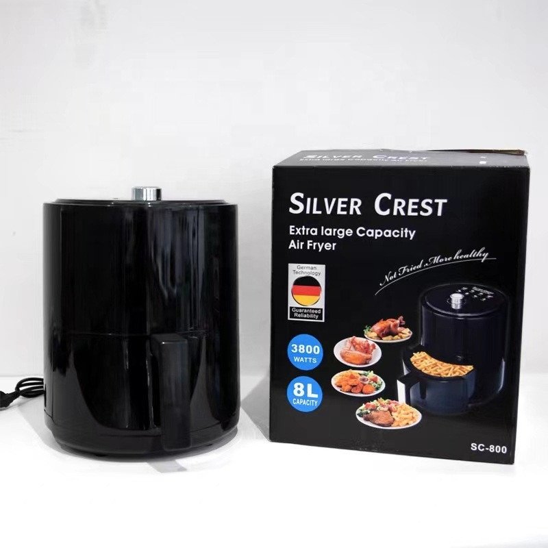 Air fryer, electric oven, dual knob, timed temperature adjustment, multifunctional French fries machine, dual knob, electric fry