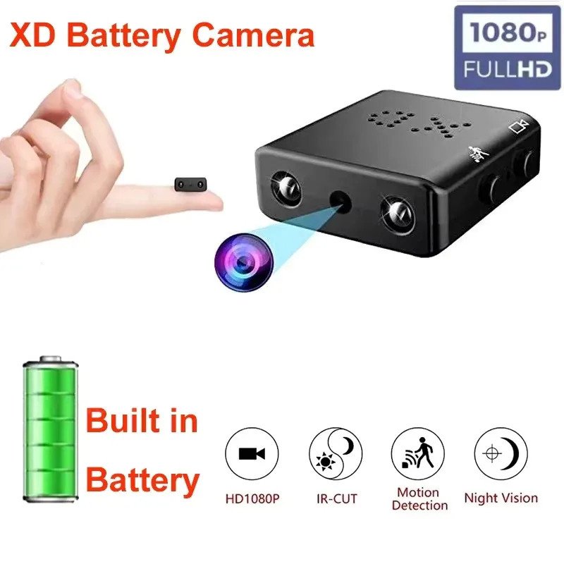 Mini Camera XD IR-CUT Smallest Full HD 1080P Home Security Camcorder Infrared Night Vision Micro Cam DV DVR Motion Detection