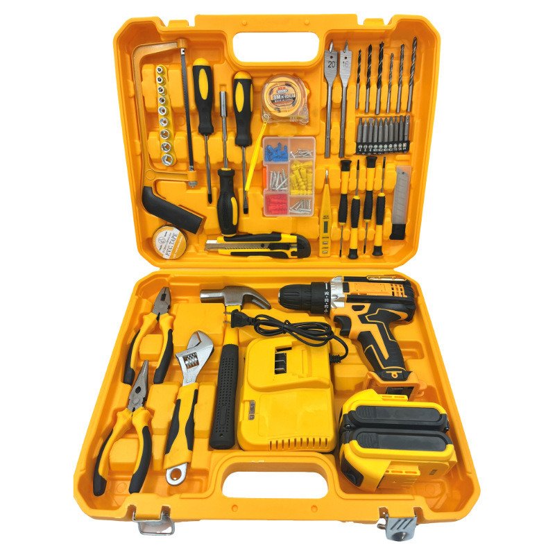 New Multifunctional Household Kit Craftsman Power Drill Combo Kit Woodworking Tool Set Electric Screwdriver Drilling Machines