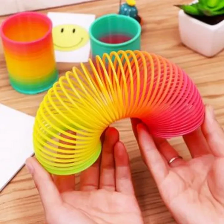 Magic Slinky Rainbow Springs Bounce - Rainbow Coil Spring Toy