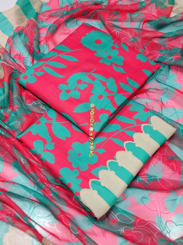 DIGITAL PRINTED ALL OVER SWISS  POLISTER LAWN WITH CHIFFON EMBROIDERY DUPATTA SERIES ?