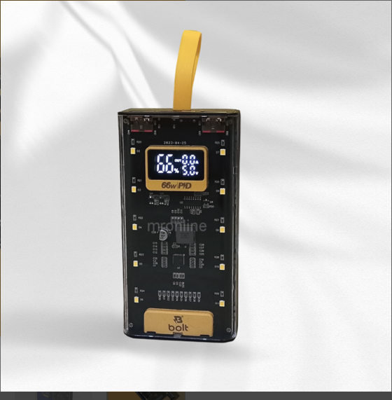 20000mah transparent Powerbank 20000mah with cables 22.5w fast charger