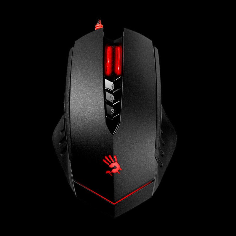 Bloody V8M Wired Gaming Mouse - 3,200 CPI Optical Sensor - 8 Programmable Button