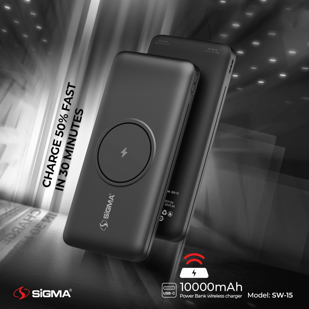 Sigma 18W PD+QC3.0 10000mAh SW-15