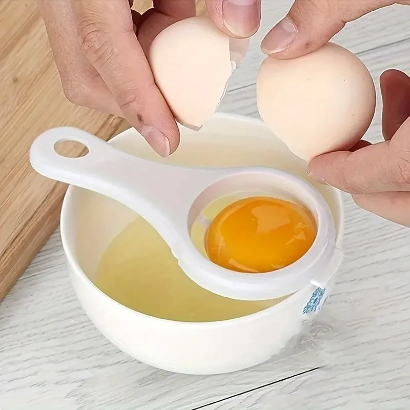 1pc/3pcs Egg White Separator, Egg Separator, Egg Yolk Separator, Egg White Filter, Plastic Egg White Filter, Kitchen Cooking Egg Separator
