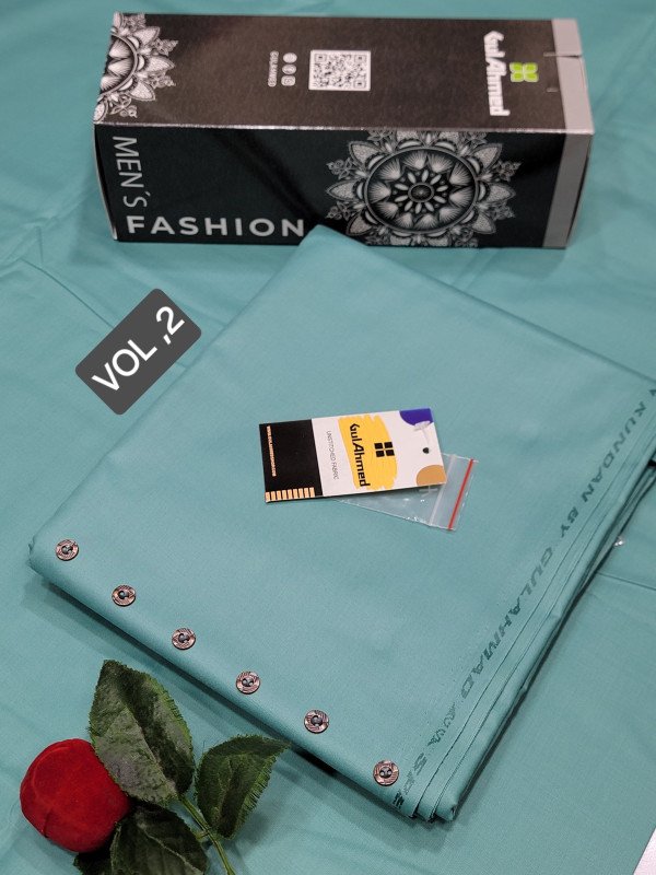 MENS  SS'24 Unstitched GENTS  COLLECTION VOL# 2  NOW IN EXCELLENT SOFT COTTON  FABRIC_