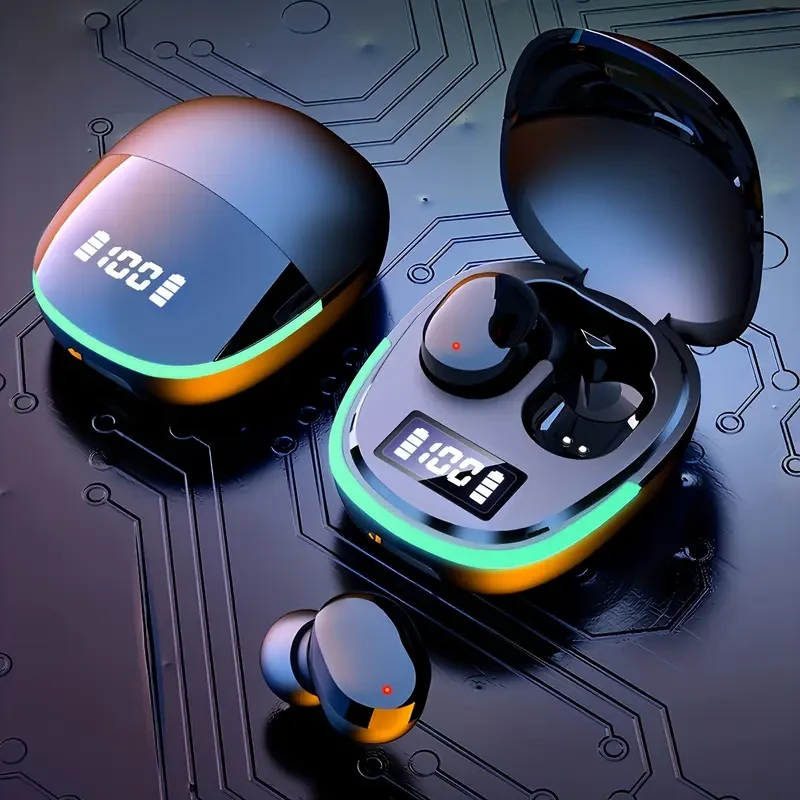 New TWS Wireless Earphones Headphones with LED Display Touch In-Ear TWS Wireless Earbuds Sports Music Game Headset For lOS/Android