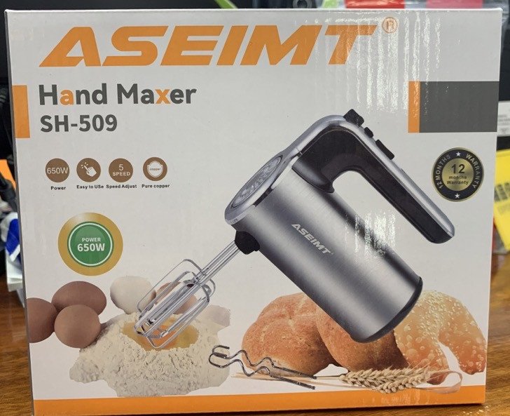 Good Quality Electric 5-Gear Handheld Egg Beater Small Mixer for Cream