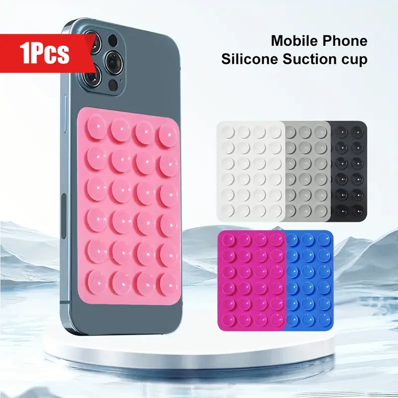 1PCS Silicone Suction Cup Phone Holder, Waterproof Adhesive Mobile Mount, Multi-Functional Portable Stick