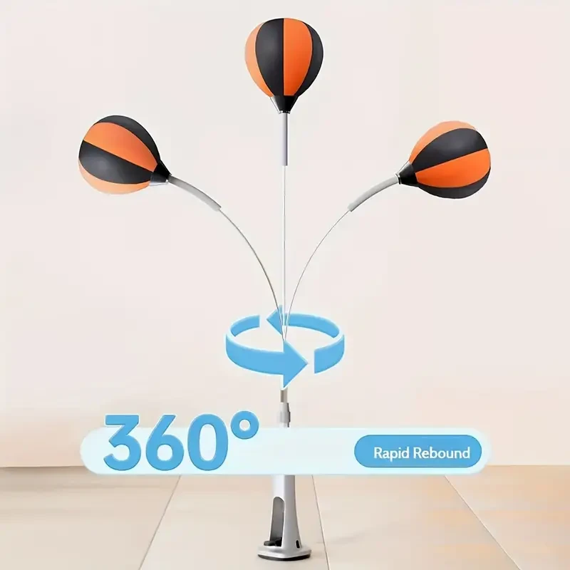 137.92-160.02 cm Height Adjustable Boxing Punching Ball with Spring, Includes Pump and Screw Wrench