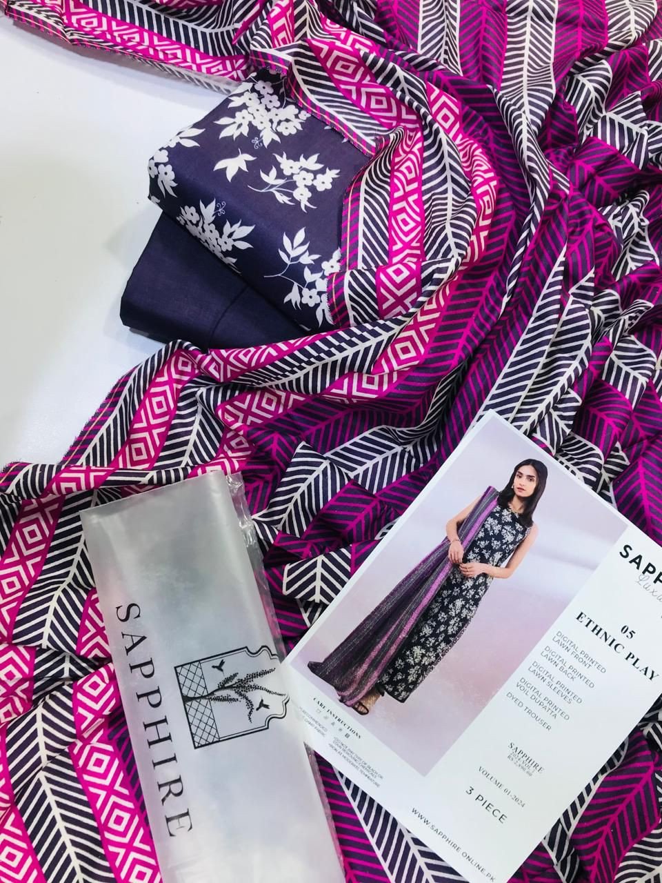 SAPPHIRE Prints DIGITAL LAWN 2024 Volume 1 ?