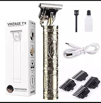 T9 Trimmer Professional Rechargeable Stainless Steel Blade