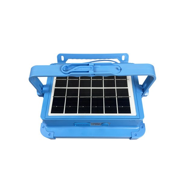 Portable 50W Dimmable LED Solar Light with Detachable Solar Panel for Outdoor Camping Garden Use Emergency Phone Charging