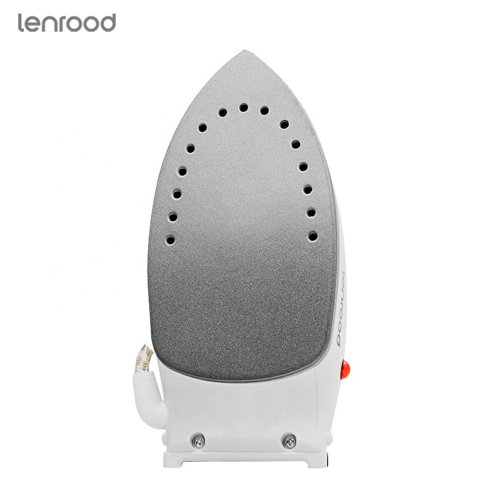 Lenrood New LR-368 Travel Dual Voltage Folding Handle Mini Steam Iron with Ceramic Plate Professional High Pressure