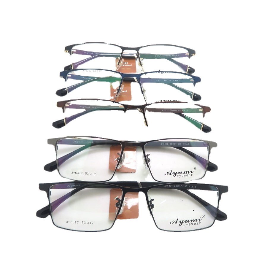 Manufacturer's direct sales glasses frame steel plate eye NICE ECHA A6317